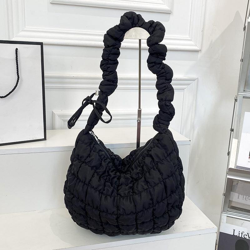 Ladies Puffer Cloud Bag Purse Tote Handbag Slouch Bag SKAB007