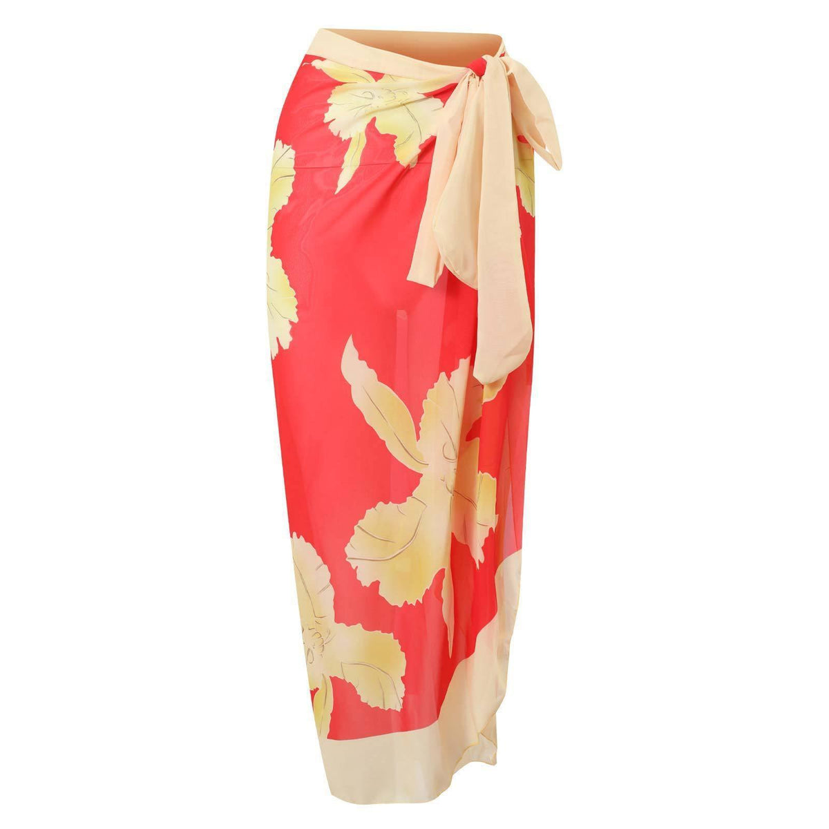Ladies Ruffles One Piece Swimwear with Skirt Cover Y100