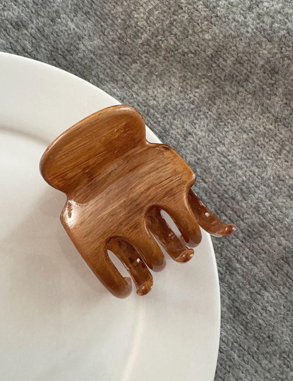 Ladies Simple Fashionable Wood Hair Clip FJ892226