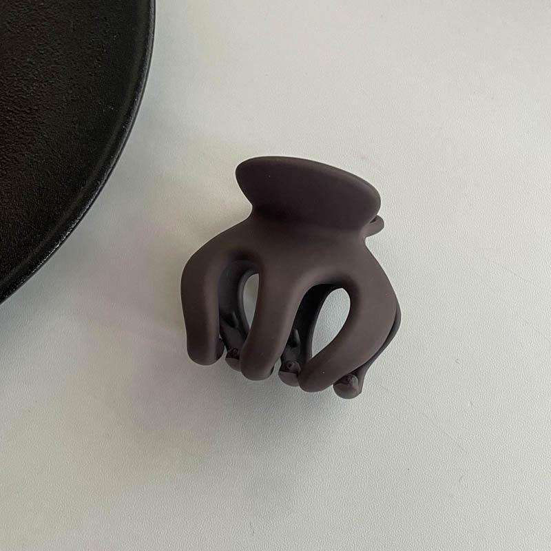 Ladies Simple Matte Octopus Claw Hair Clips SKAJ077