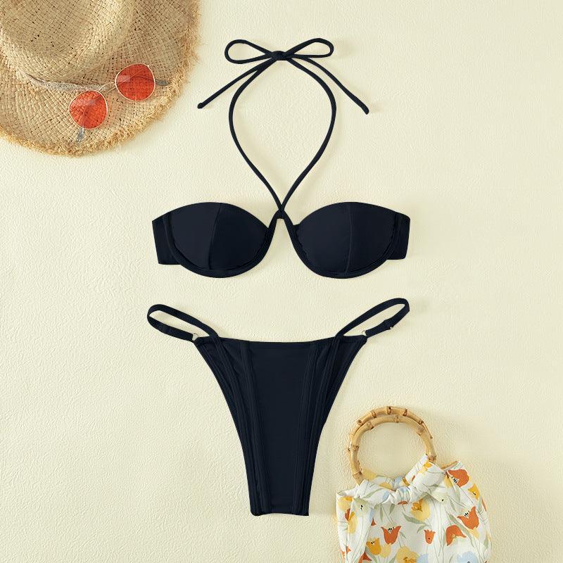 Ladies String Tie Sexy 2PCS Bikini Set 3026