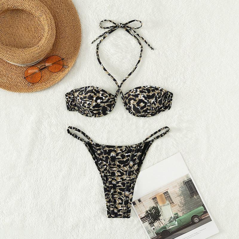 Ladies String Tie Sexy 2PCS Bikini Set 3026