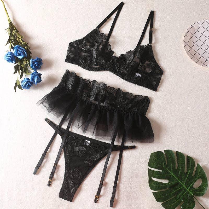 Sexy Charm Lace Lingerie Set