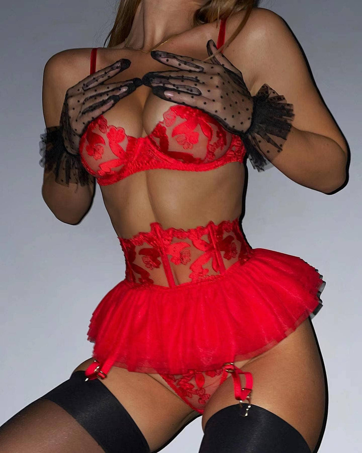 Sexy Charm Lace Lingerie Set