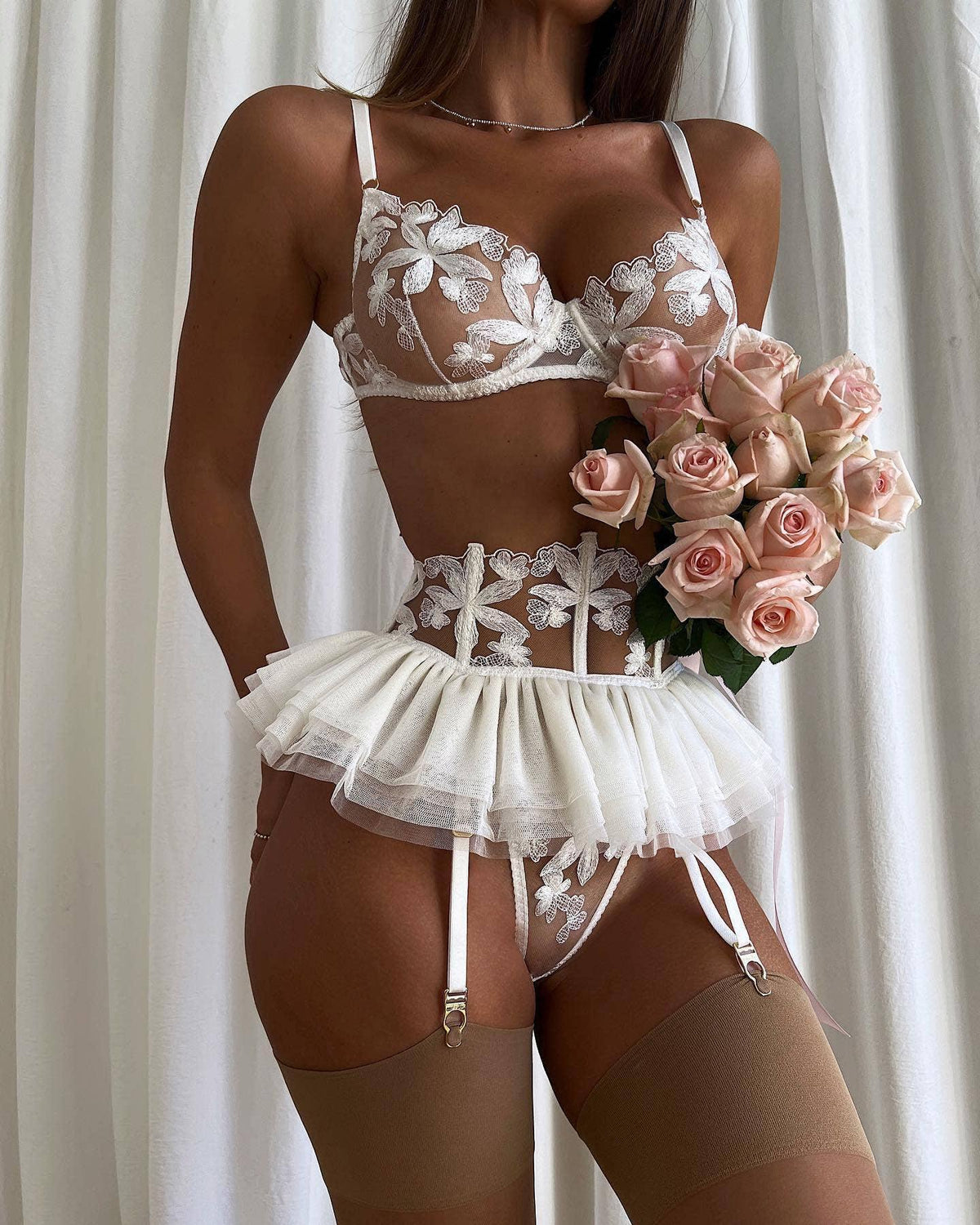 Sexy Charm Lace Lingerie Set