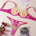 Sexy Color Block Lingerie Set