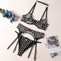 Sexy Dot Print Lingerie Set R0048A