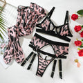 Sexy Leopard Print Lingerie Set