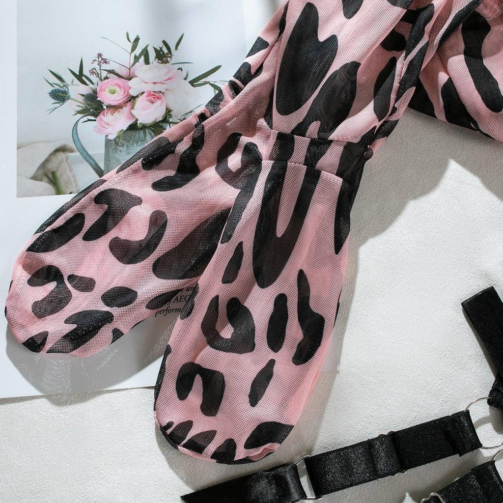 Sexy Leopard Print Lingerie Set