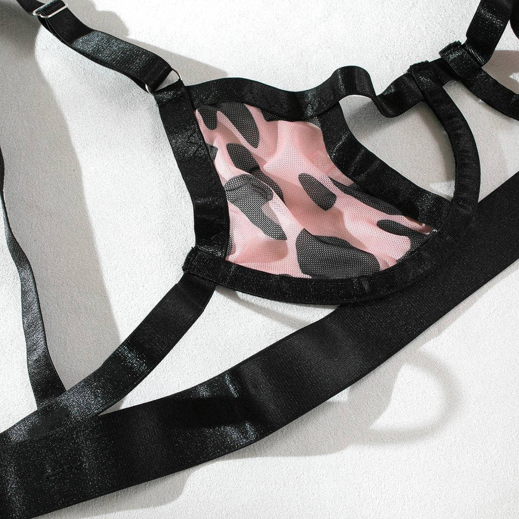 Sexy Leopard Print Lingerie Set