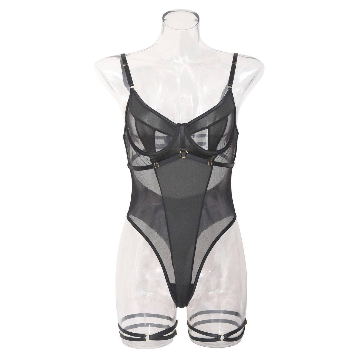 Sexy See Through Back Cut Out Lingerie Teddy