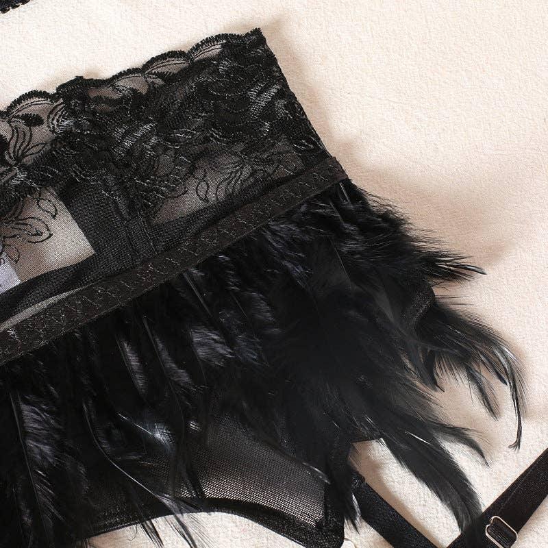 Sexy Solid Color Lingerie Set