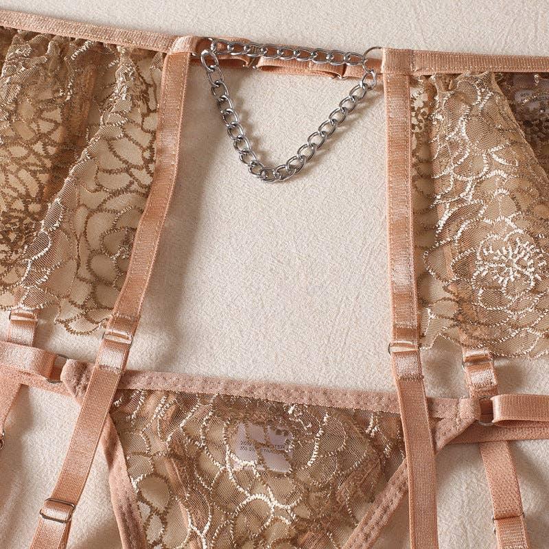 Sexy Solid Color Lingerie Set
