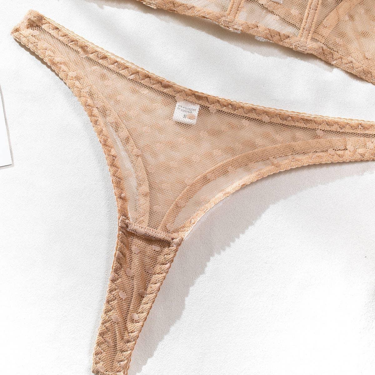 Sexy Solid Color Lingerie Set