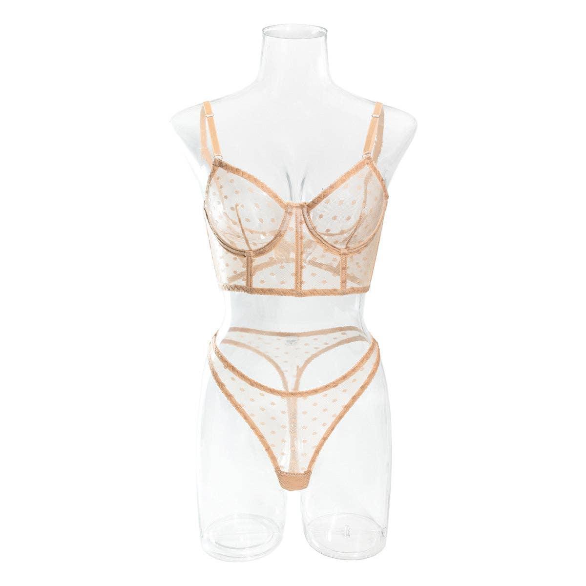 Sexy Solid Color Lingerie Set