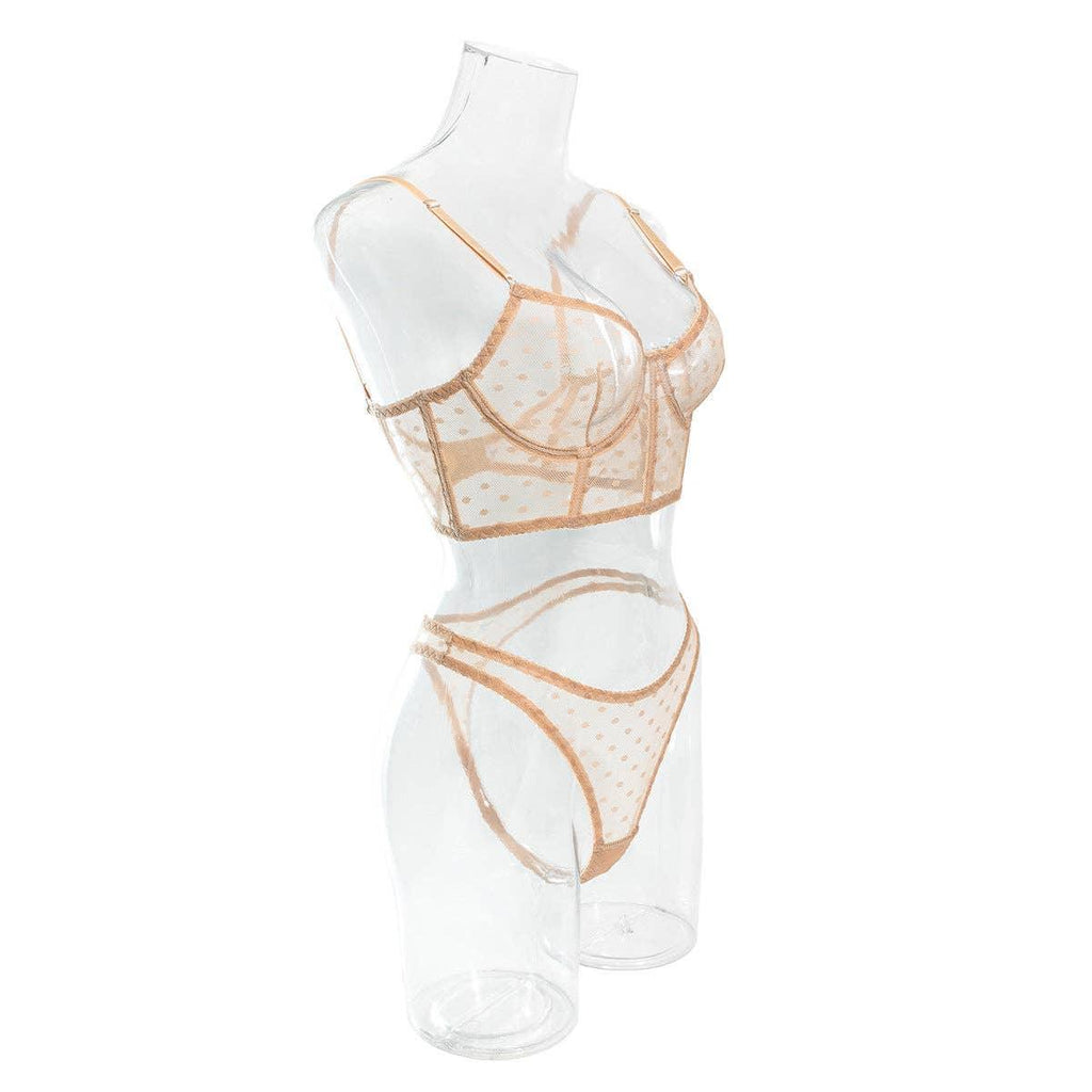 Sexy Solid Color Lingerie Set