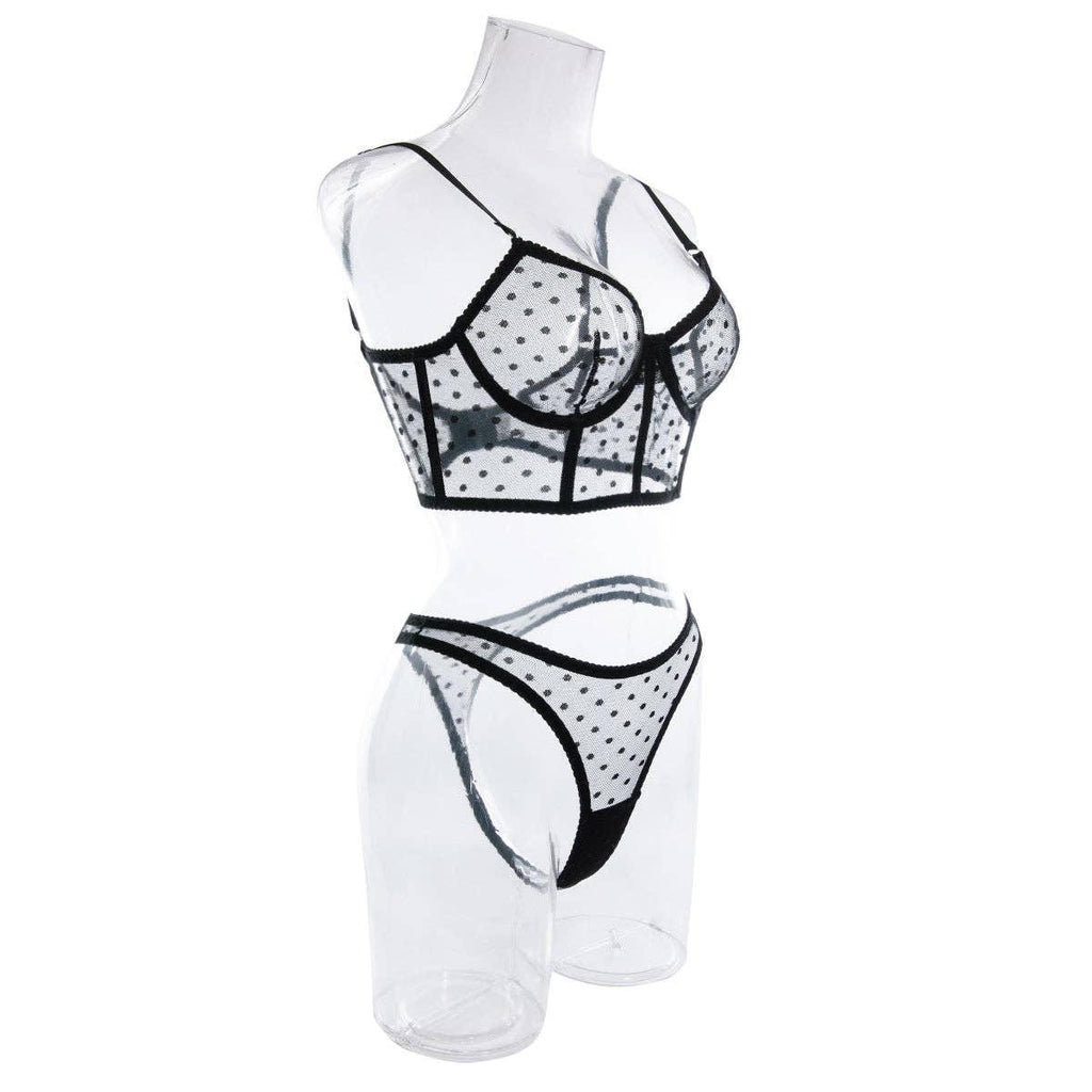 Sexy Solid Color Lingerie Set