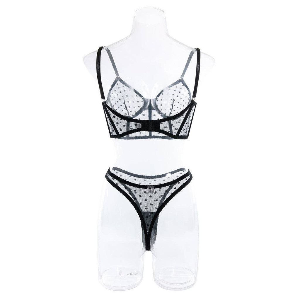 Sexy Solid Color Lingerie Set