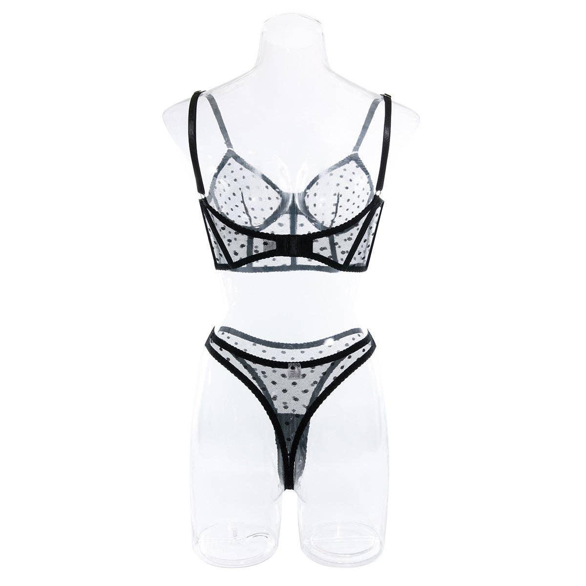 Sexy Solid Color Lingerie Set