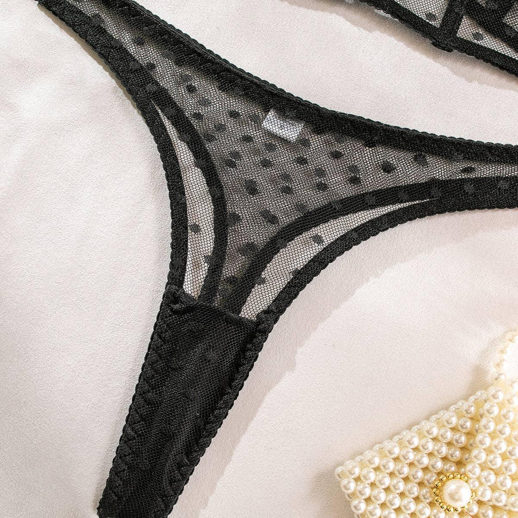 Sexy Solid Color Lingerie Set