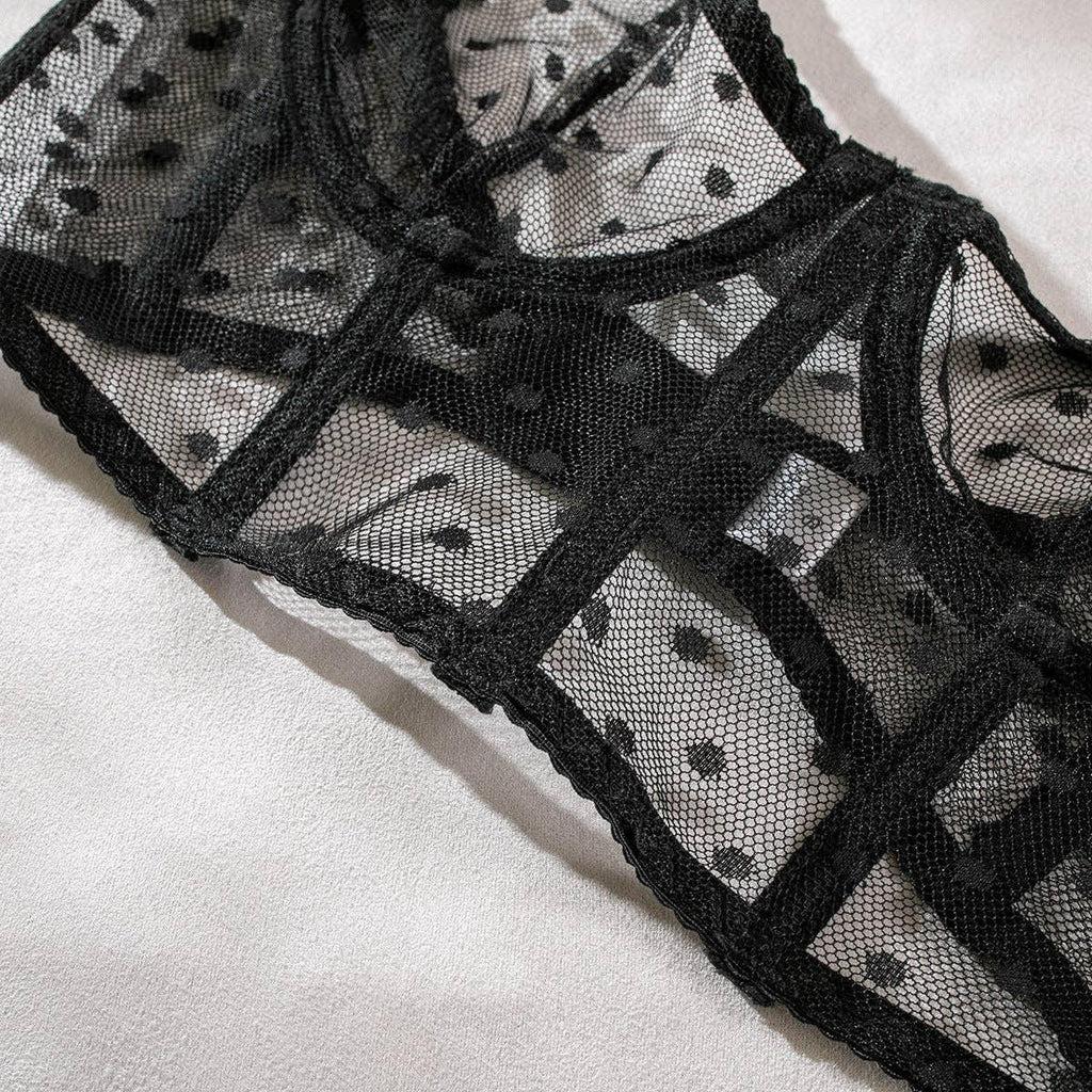Sexy Solid Color Lingerie Set
