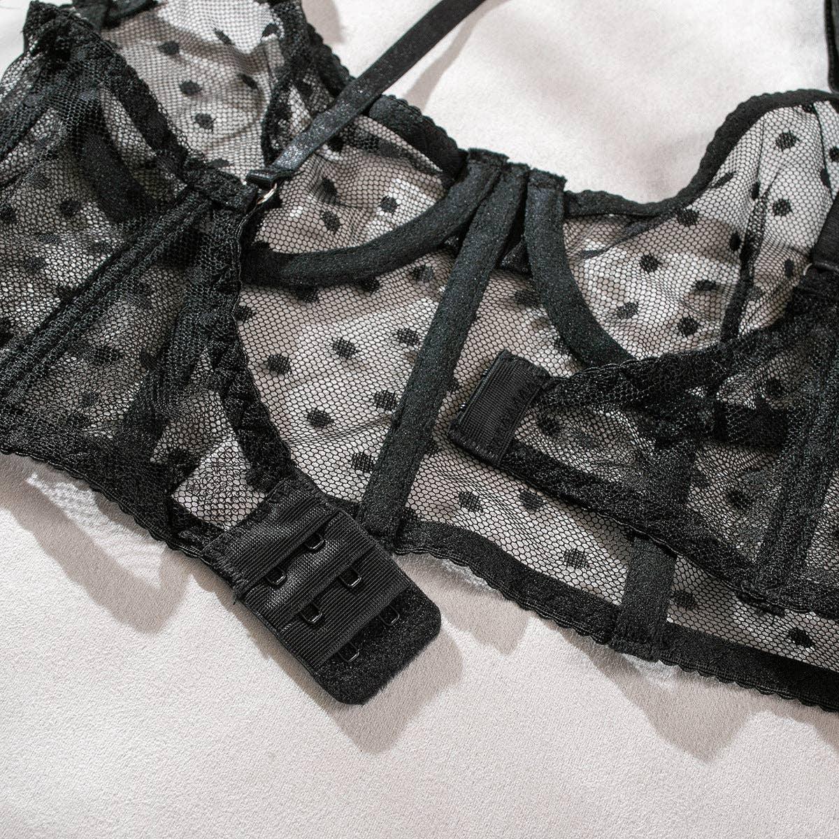 Sexy Solid Color Lingerie Set
