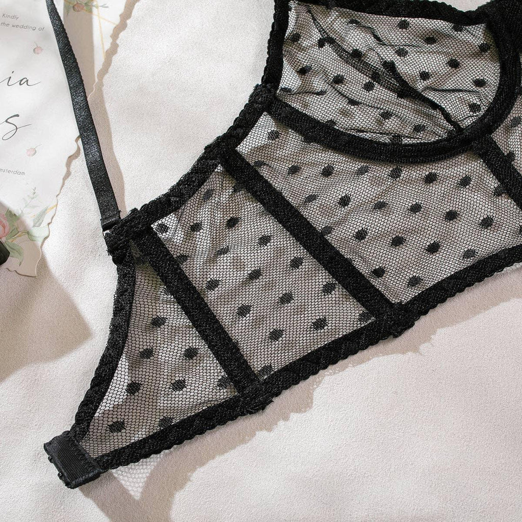 Sexy Solid Color Lingerie Set