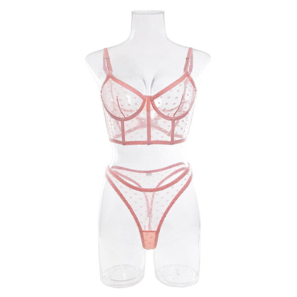 Sexy Solid Color Lingerie Set