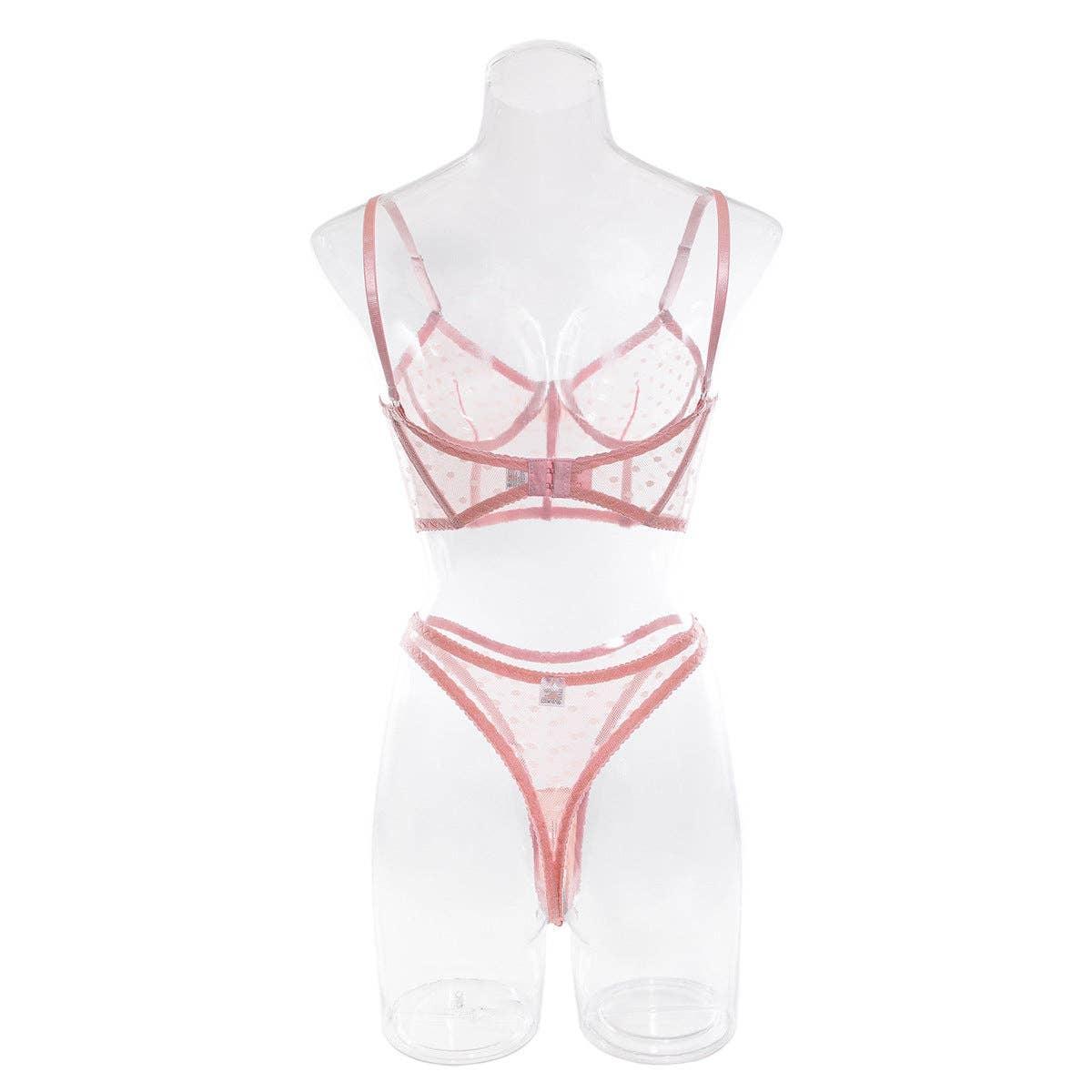 Sexy Solid Color Lingerie Set