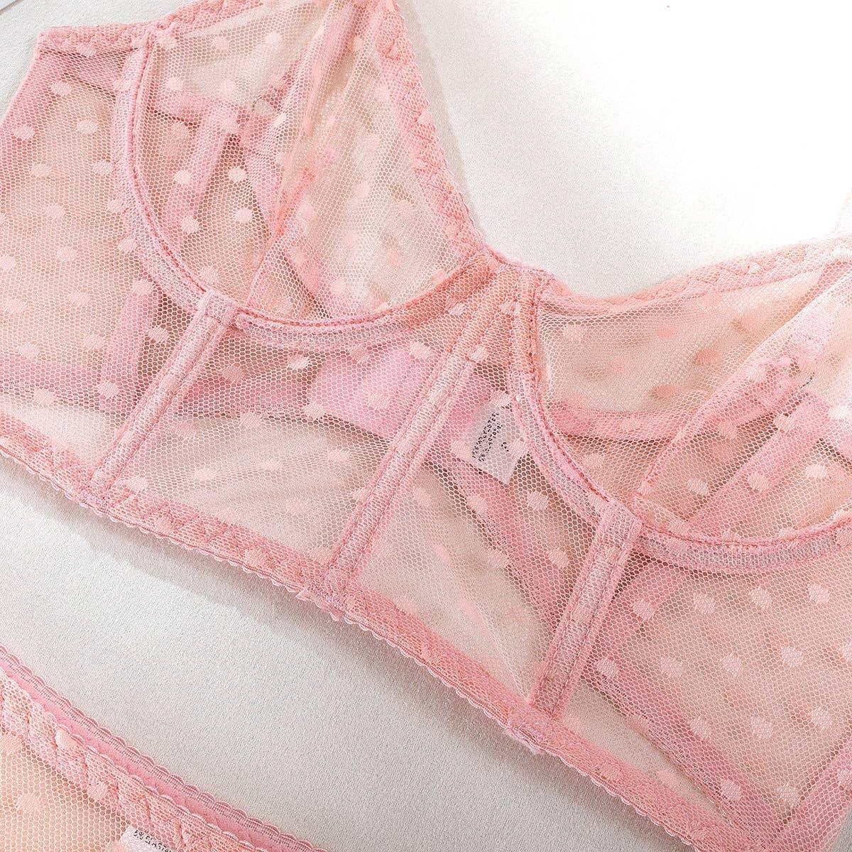 Sexy Solid Color Lingerie Set