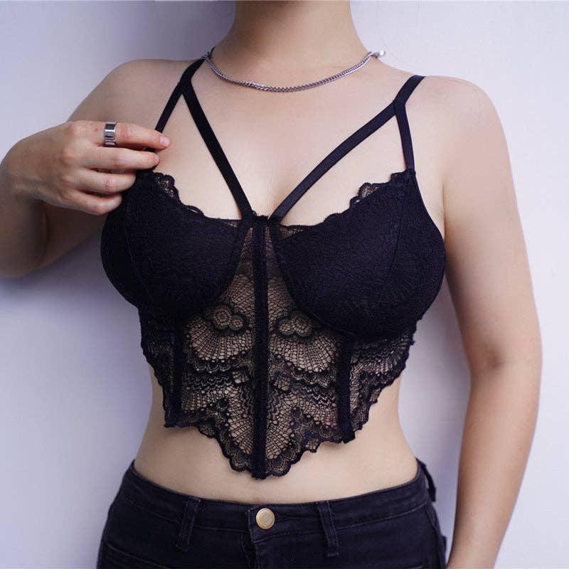 Sexy Solid Color Lingerie Vest