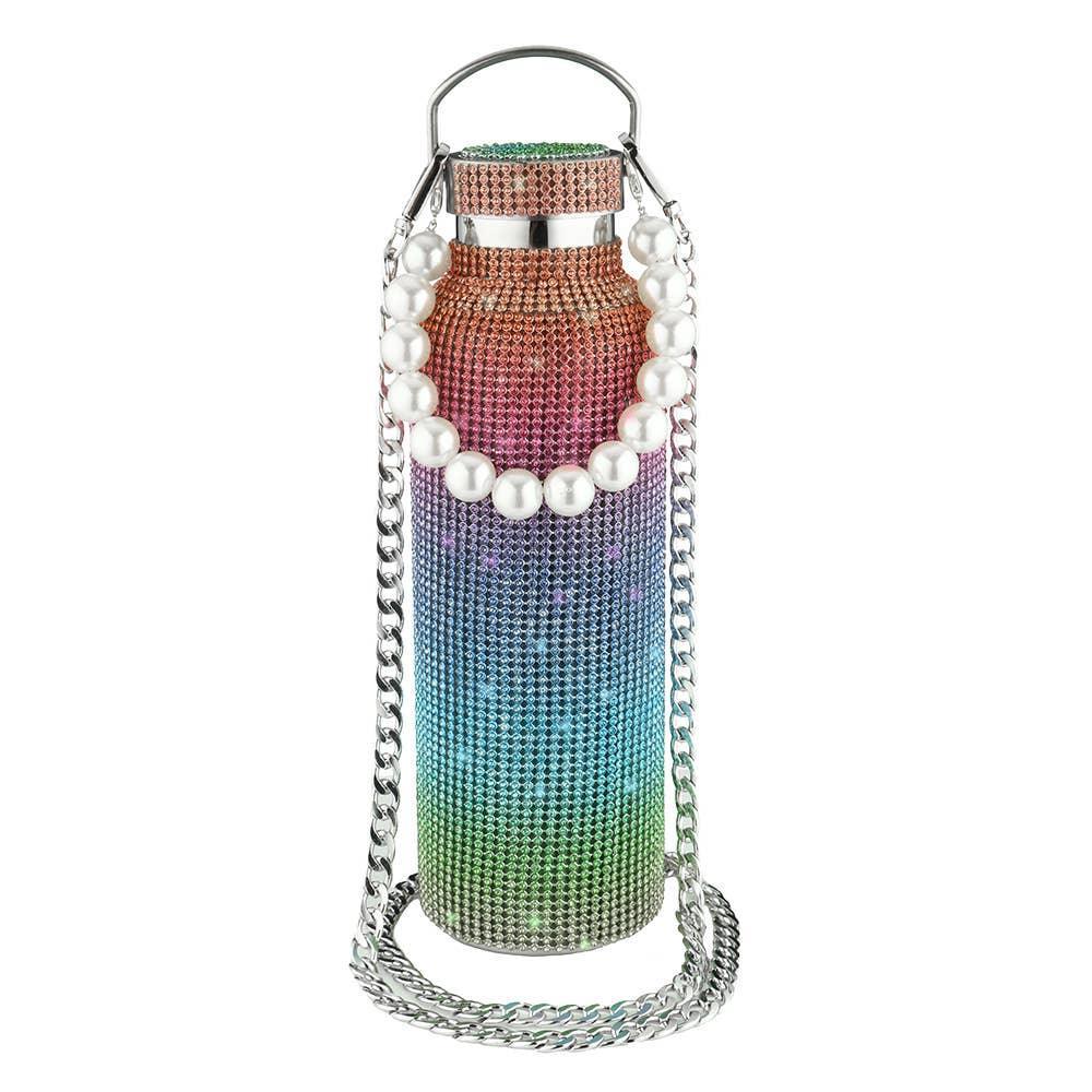 Sparkle Rhinestone Water Bottle 12/17/20/25OZ FKWB2020