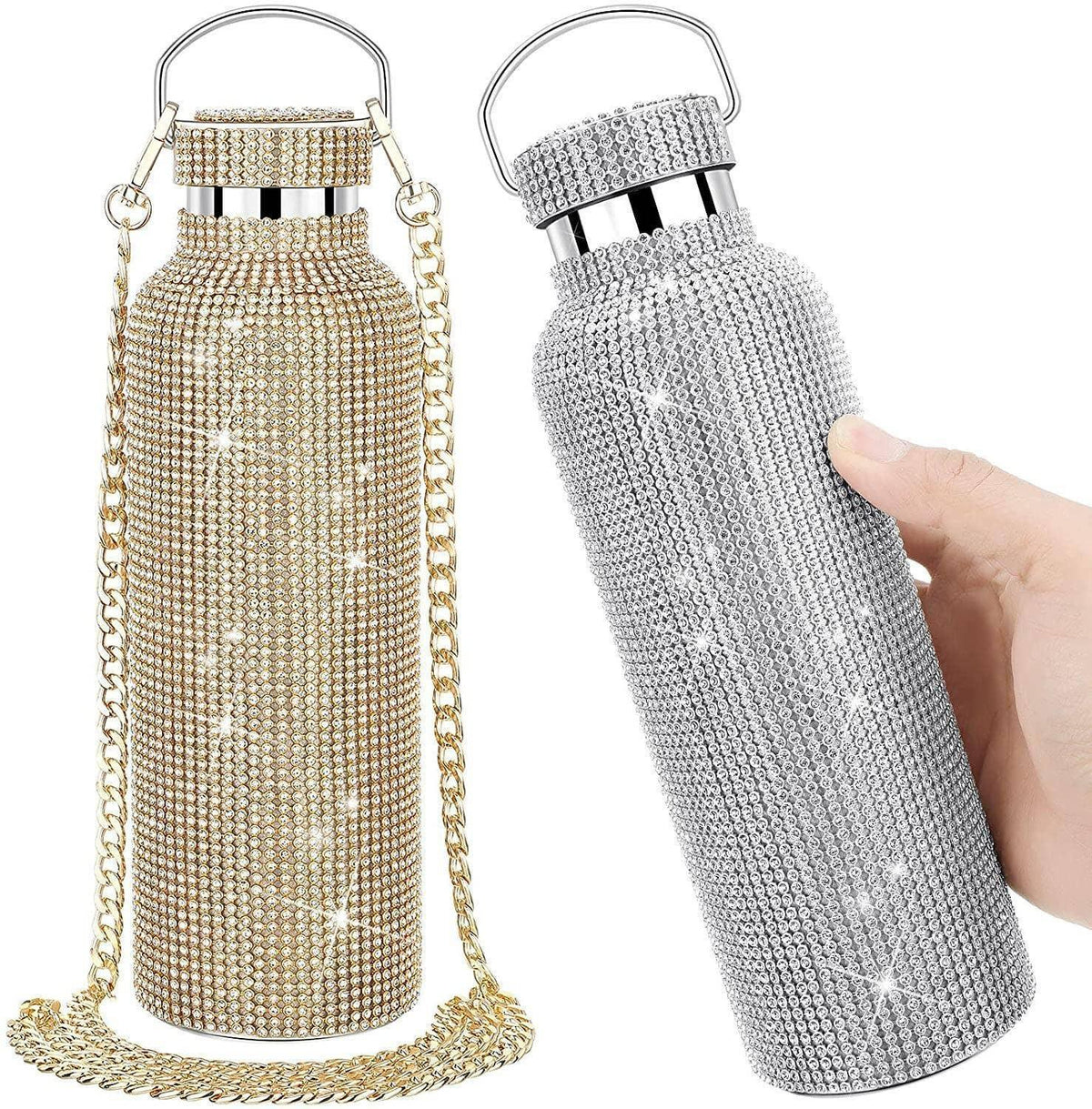 Sparkle Rhinestone Water Bottle 12/17/20/25OZ FKWB2020