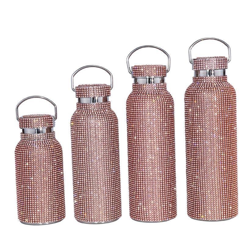 Sparkle Rhinestone Water Bottle 12/17/20/25OZ FKWB2020