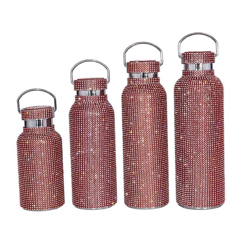 Sparkle Rhinestone Water Bottle 12/17/20/25OZ FKWB2020