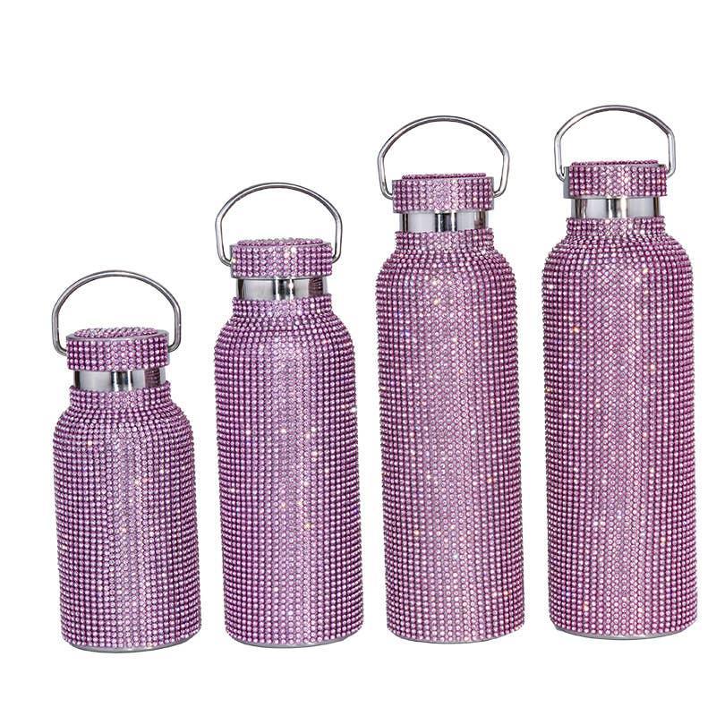 Sparkle Rhinestone Water Bottle 12/17/20/25OZ FKWB2020