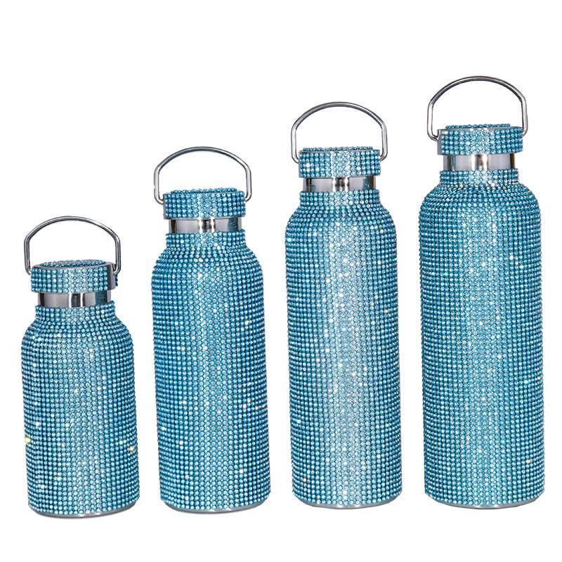 Sparkle Rhinestone Water Bottle 12/17/20/25OZ FKWB2020