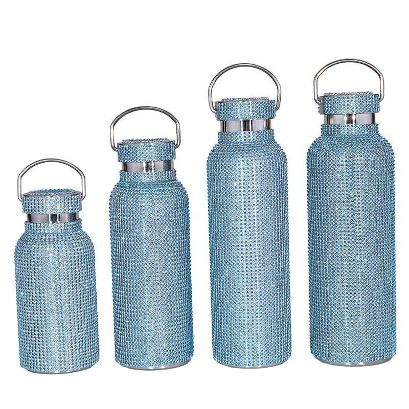 Sparkle Rhinestone Water Bottle 12/17/20/25OZ FKWB2020