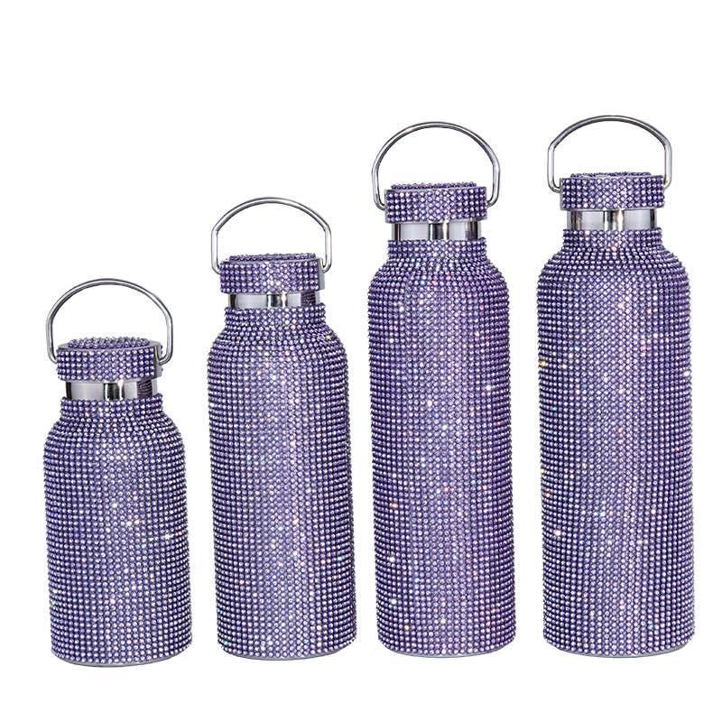 Sparkle Rhinestone Water Bottle 12/17/20/25OZ FKWB2020