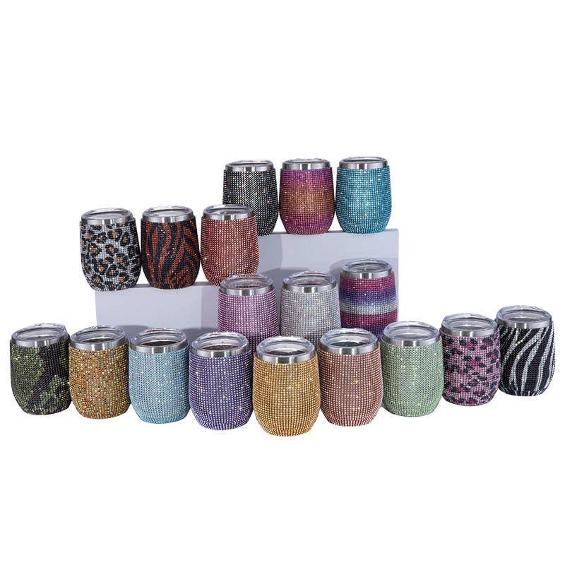 Sparkle Rhinestone Water Bottle 12oz
