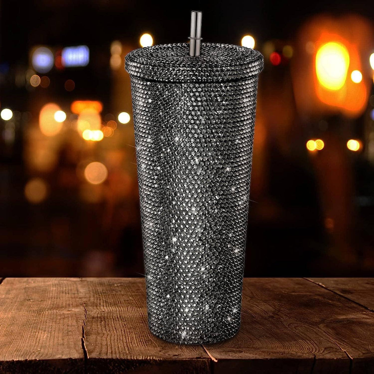 Sparkle Rhinestone Water Bottle 17oz FKWB0628