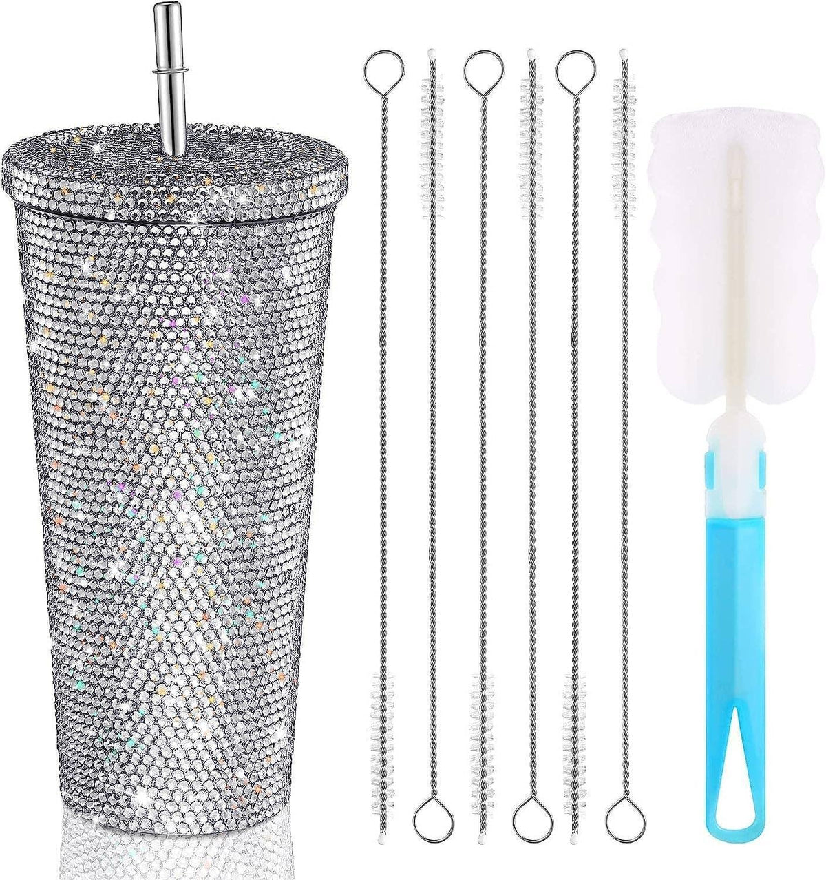 Sparkle Rhinestone Water Bottle 17oz FKWB0628
