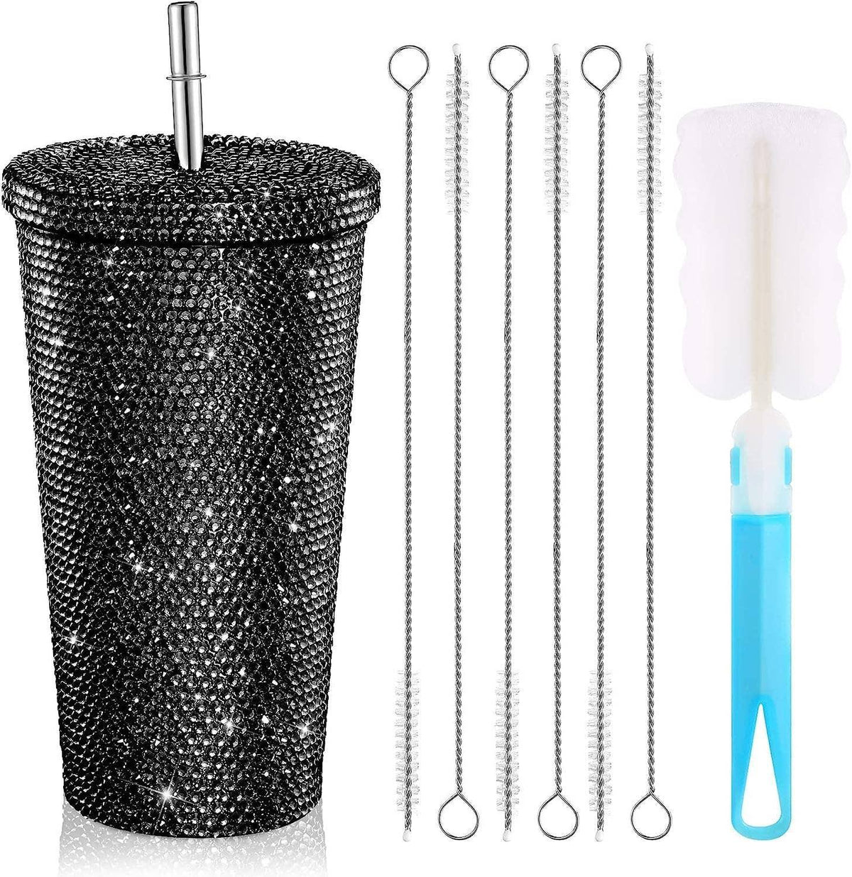 Sparkle Rhinestone Water Bottle 17oz FKWB0628