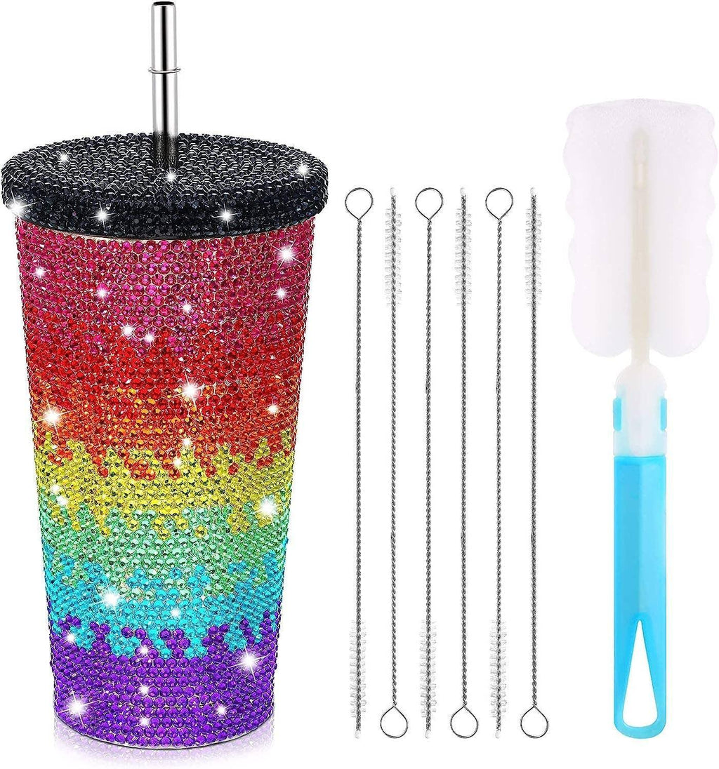 Sparkle Rhinestone Water Bottle 17oz FKWB0628