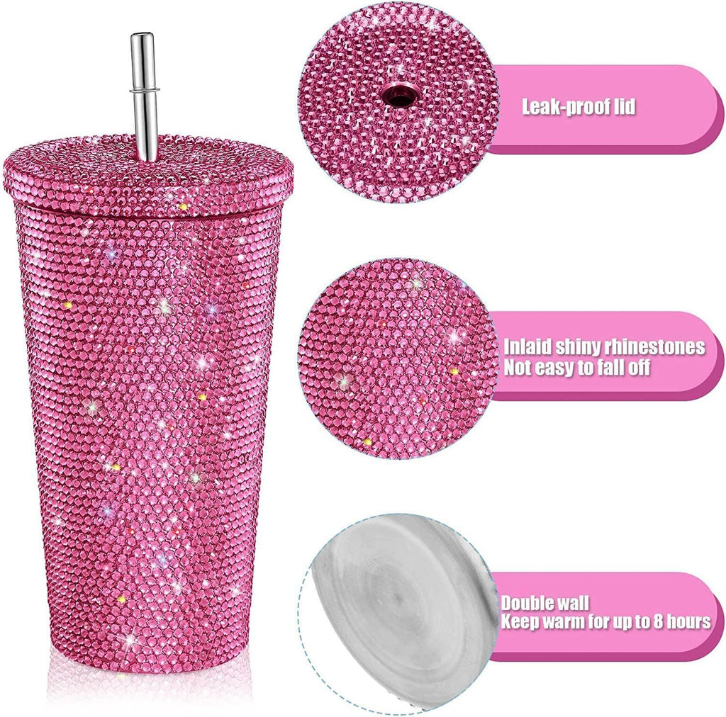Sparkle Rhinestone Water Bottle 17oz FKWB0628