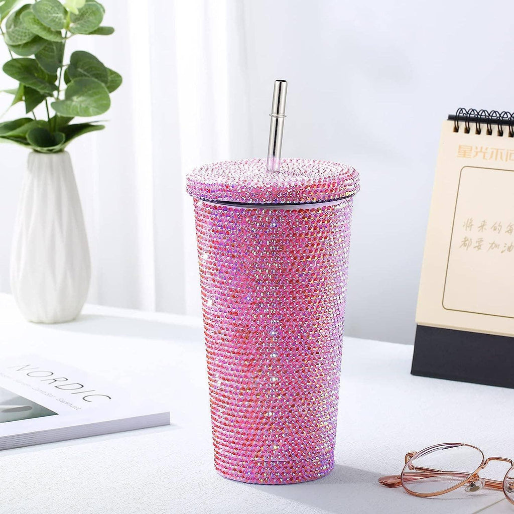 Sparkle Rhinestone Water Bottle 17oz FKWB0628