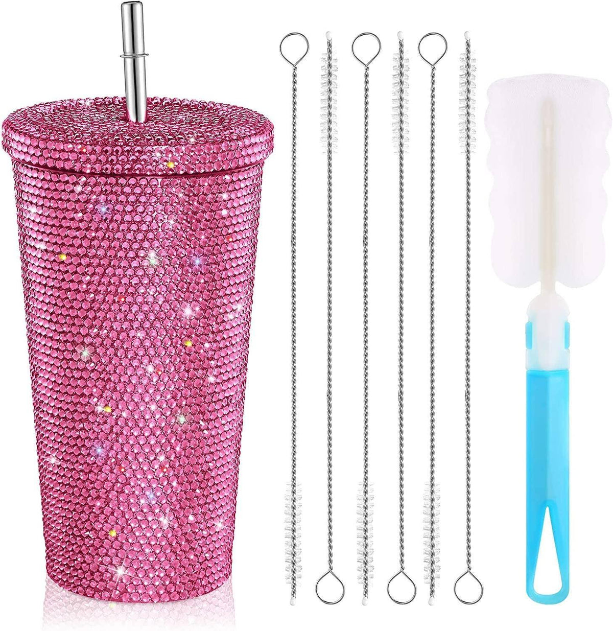 Sparkle Rhinestone Water Bottle 17oz FKWB0628