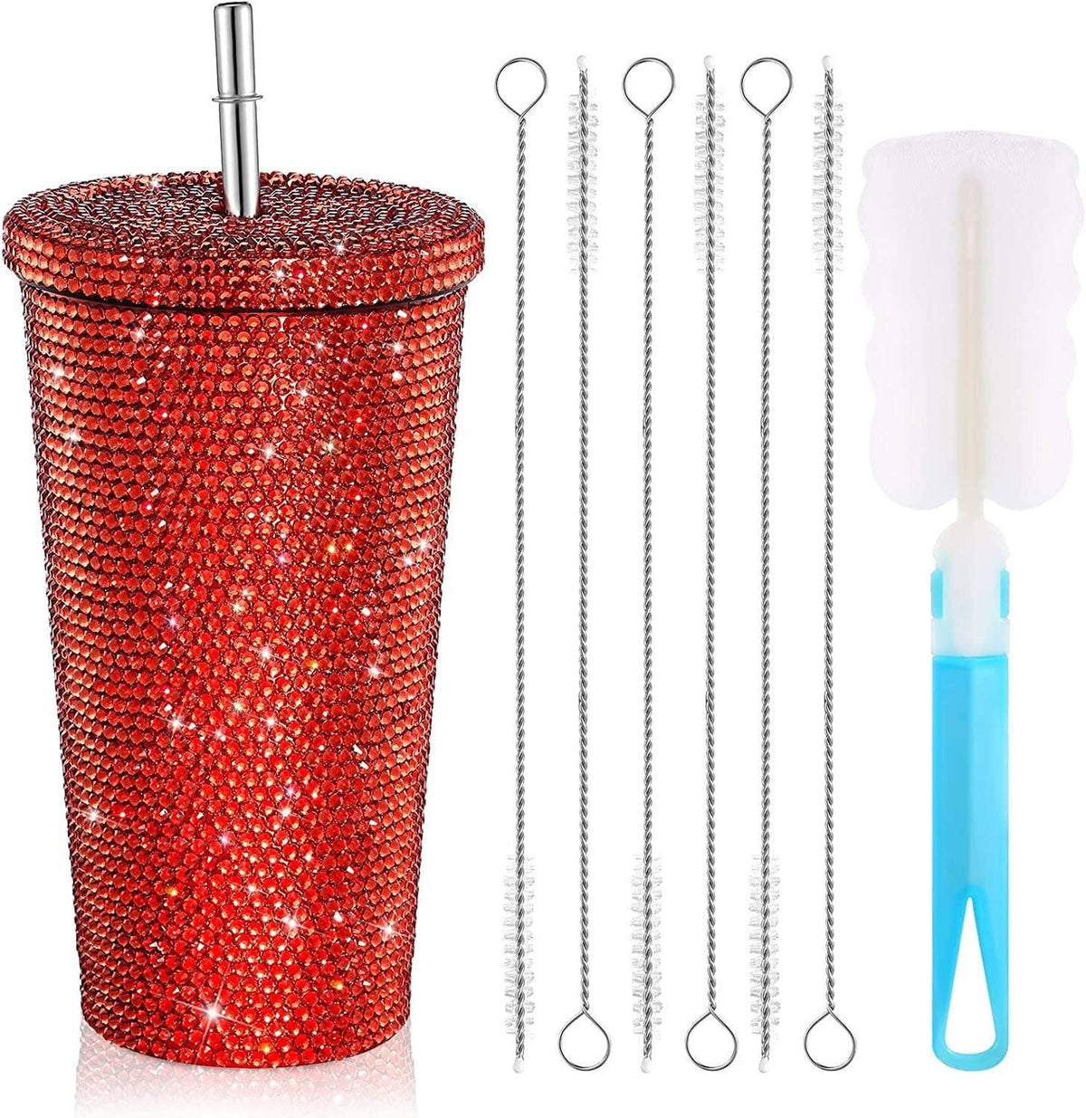 Sparkle Rhinestone Water Bottle 17oz FKWB0628