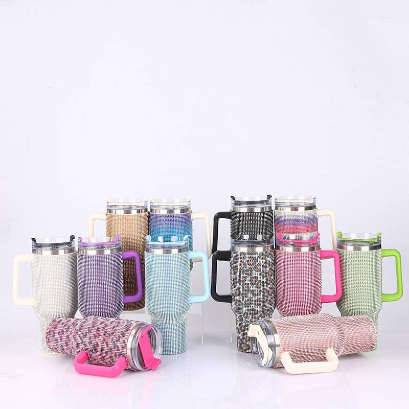 Sparkle Rhinestone Water Bottle 40oz FKWB04