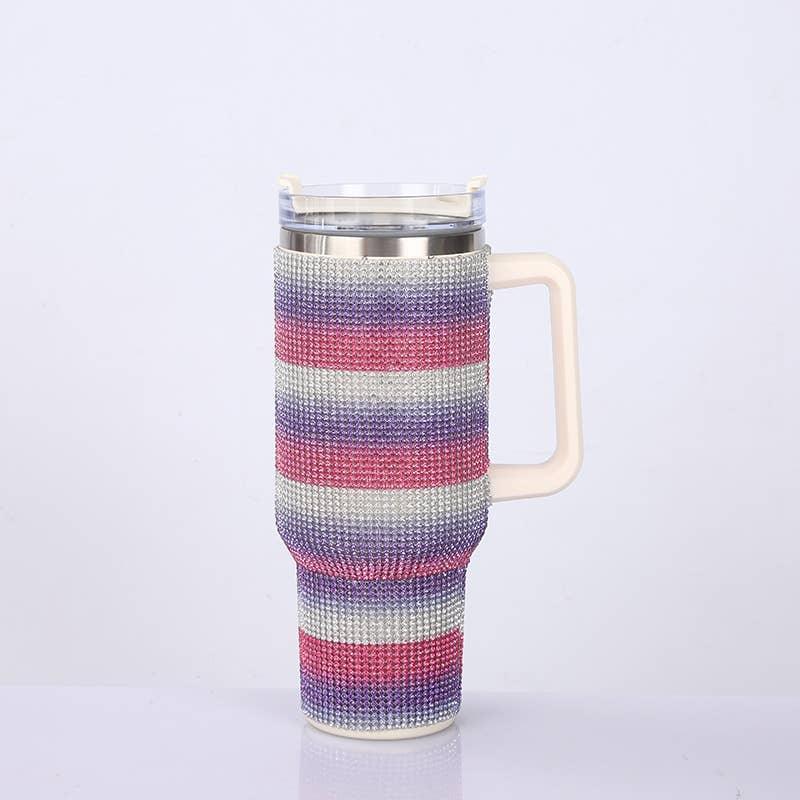 Sparkle Rhinestone Water Bottle 40oz FKWB04